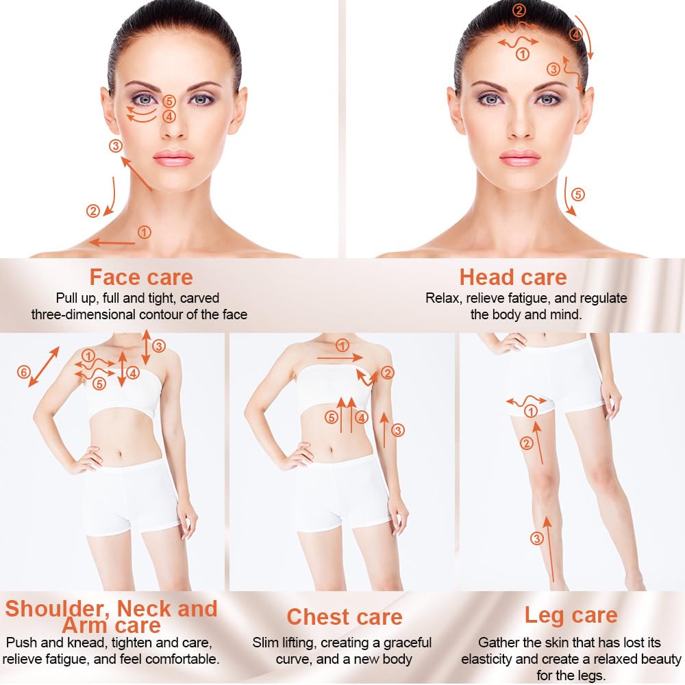 ORCLEENA portable face massager for travel in a compact form
