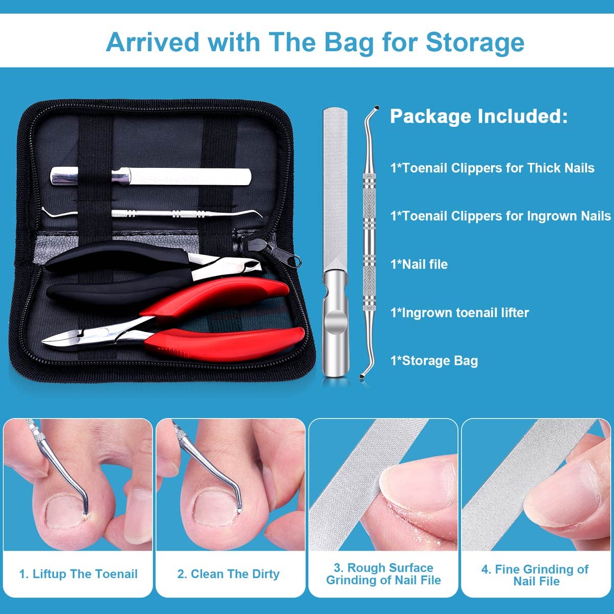 Orelex storage bag included keeps the set organized and gift-ready.