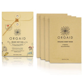 ORGAID Organic Sheet Mask essence close-up showing hydrating formula