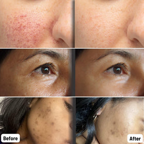 ORGAID Skin radiance after use showing subtle glow