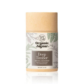 Organic Jaguar aluminum-free deodorant stick for unisex use with long-lasting protection.