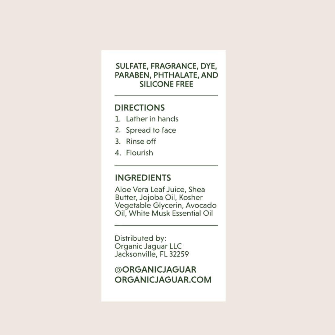 Organic Jaguar shave gel is paraben-free for cleaner ingredients.