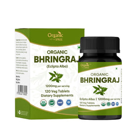 Organic Spree Bhringraj bottle for easy daily hair care support.