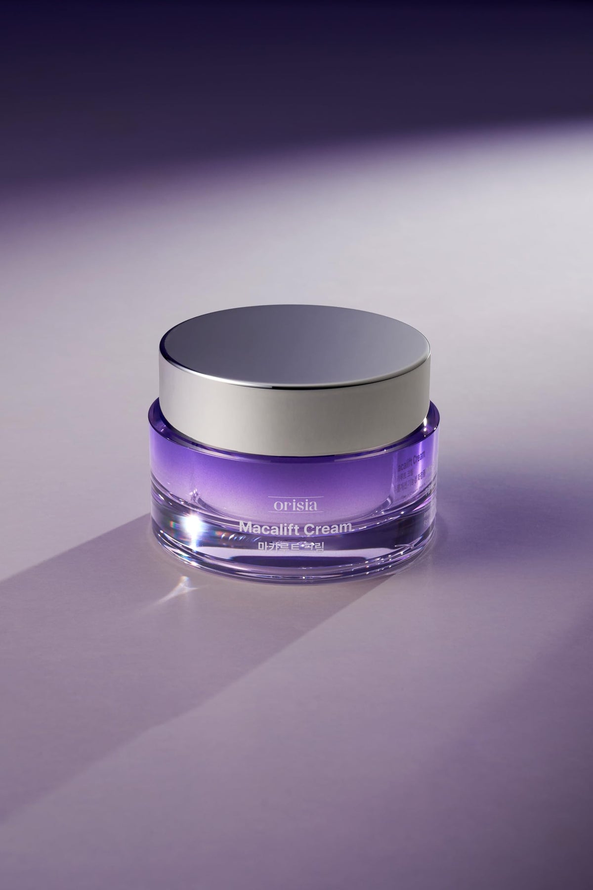 ORISIA MacaLift four-core peptide complex packaging highlights elasticity support