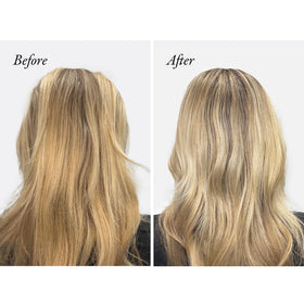 Oribe treatment being applied to damp hair for repair and conditioning