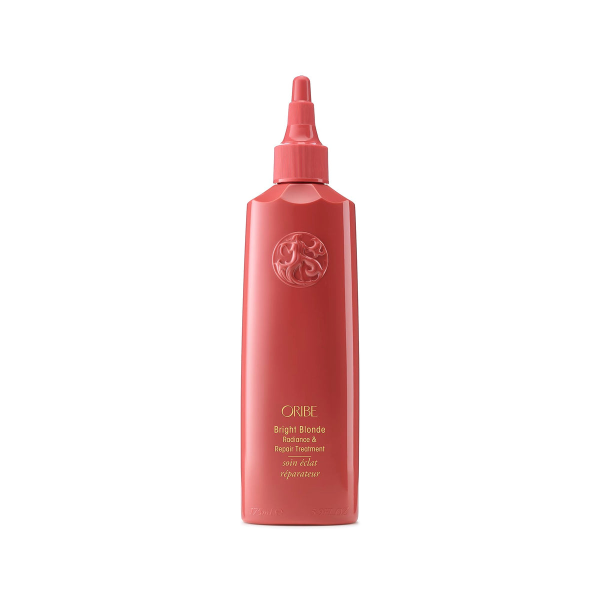 Oribe Bright Blonde Radiance Treatment bottle with violet pigments to reduce brassiness
