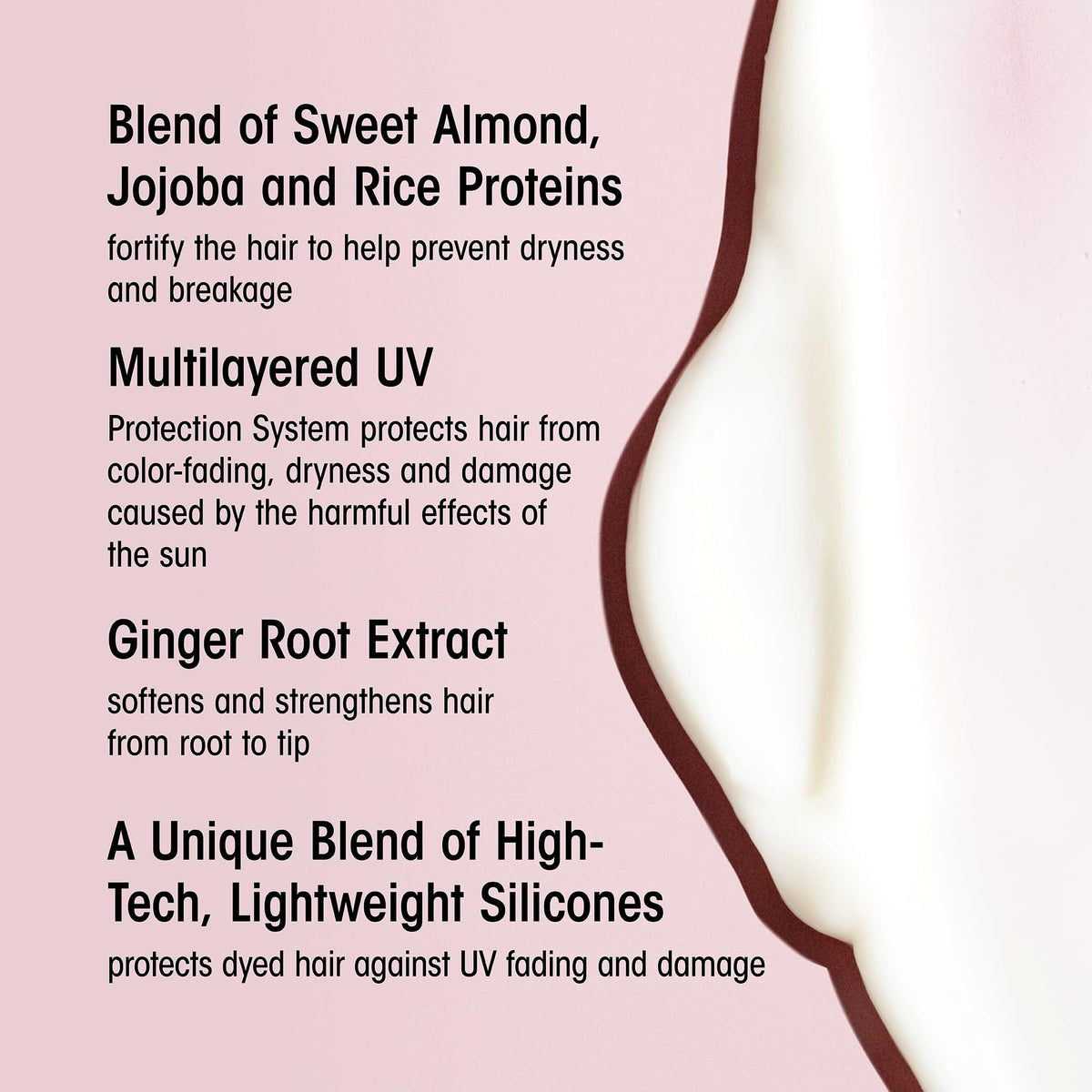 Oribe conditioner-cream-texture-closeup reveals rich, moisturizing slip for dry, color-treated hair