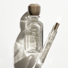 Oribe Côte d'Azur EDP cap detail, refined luxury in every twist