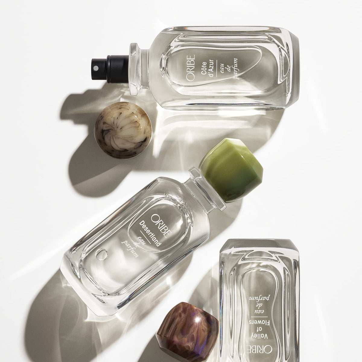 Oribe Côte d'Azur EDP spray action, immediate aroma with warmth