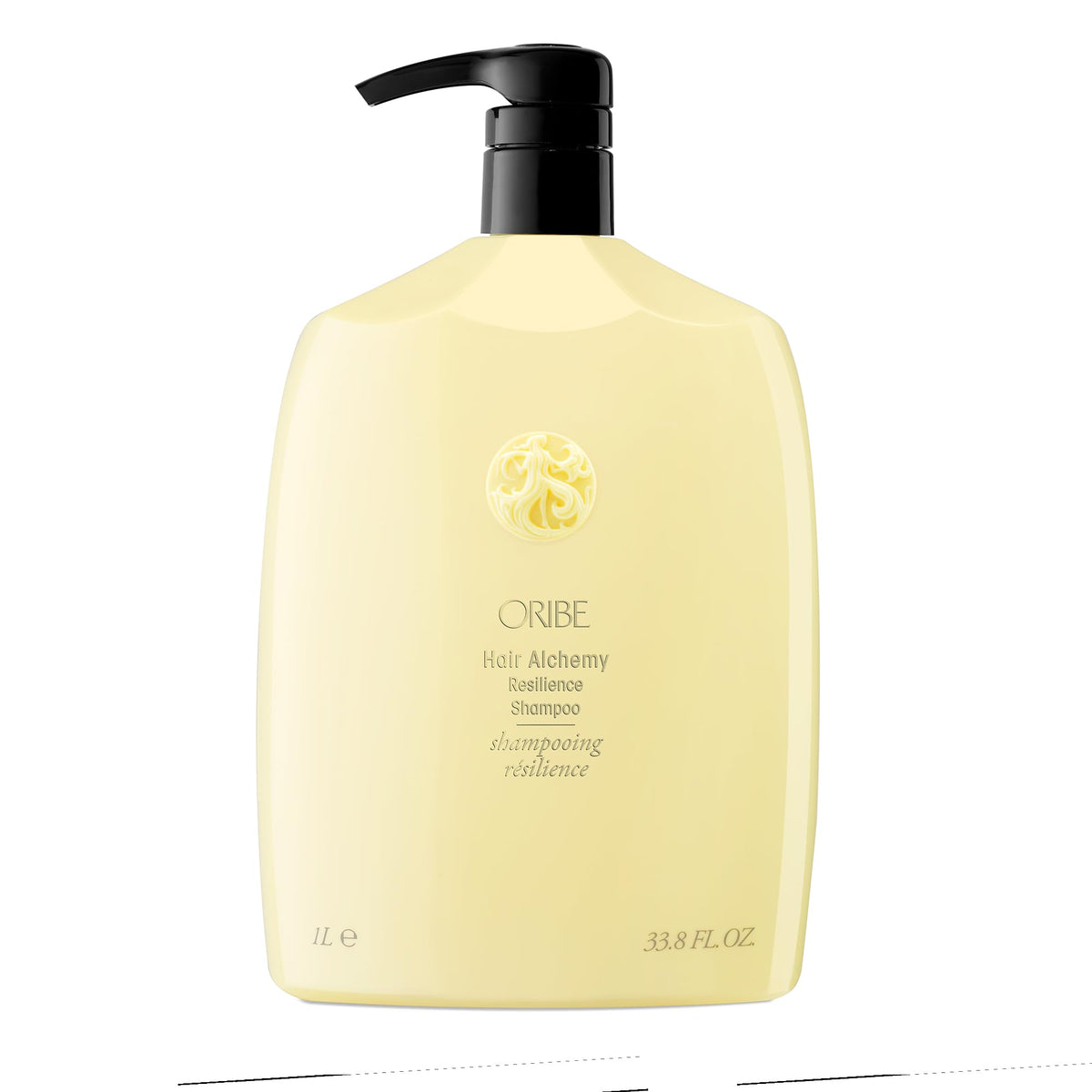 Oribe Hair Alchemy Resilience Shampoo bottle for stronger, more resistant hair.