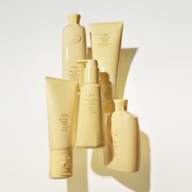 Oribe Hair Alchemy Strengthening Masque lineup completes a sophisticated strengthening routine.