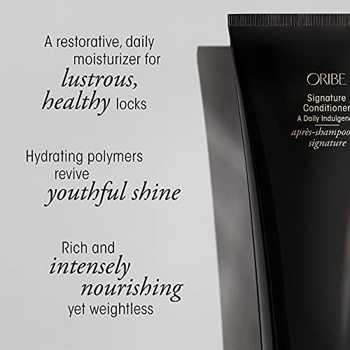 Oribe Liter Refill Pouch highlights reduced plastic use and full formula.