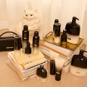 Oribe Mystify Restyling Spray travel size keeps styling on the go