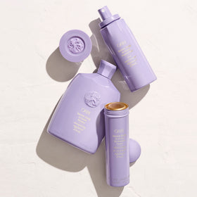 Oribe Serene Scalp Mist with algae ingredient detail close-up