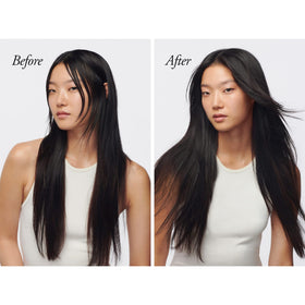 Oribe Serene Scalp Mist spray in action for quick root refresh