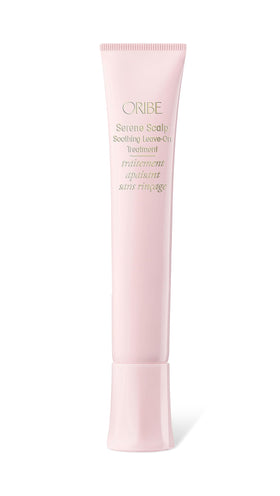 Oribe Serene Scalp soothing leave-on bottle for fast-absorbing relief on the scalp.