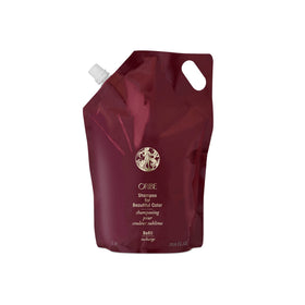 Oribe Beautiful Color bottle shows color protection for vibrant, fade-resistant hair.