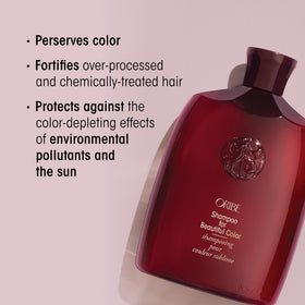 Oribe liter refill packaging signals long-lasting color care for the home.