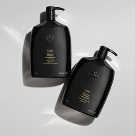 ORIBE Signature Conditioner silky texture signals luxurious conditioning without heaviness.