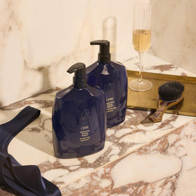 Oribe Supershine 33.8 oz bottle on display