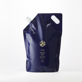 Oribe Supershine Hydrating Shampoo bottle front view, showcasing rich hydration and shine