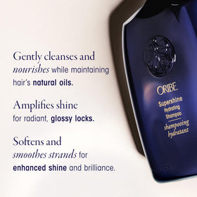 Oribe Supershine Hydrating Shampoo cranberry complex highlights nourishing blend