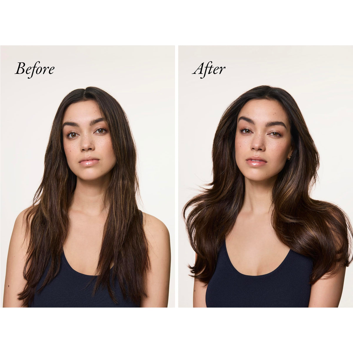 Oribe Supershine Hydrating Shampoo gloss on hair for radiant locks