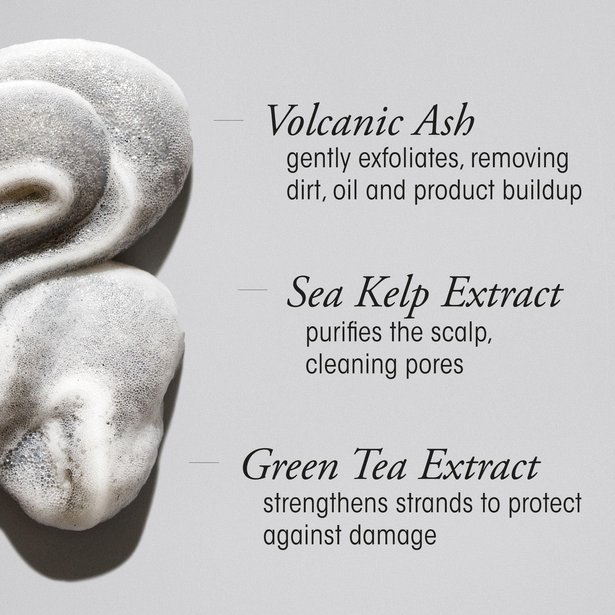 ORIBE The Cleanse creates a creamy lather for a thorough, gentle cleanse