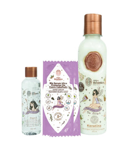 Origen Botanico formaldehyde-free keratin formula with gentle coconut aroma.