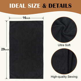 Orightly salon towels in use at a professional setting.
