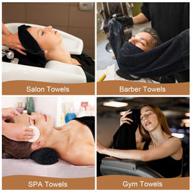 Orightly towels suitable for gym or spa environments.