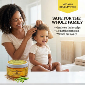 Original Blends Styling Gel supports curls and definition across ages