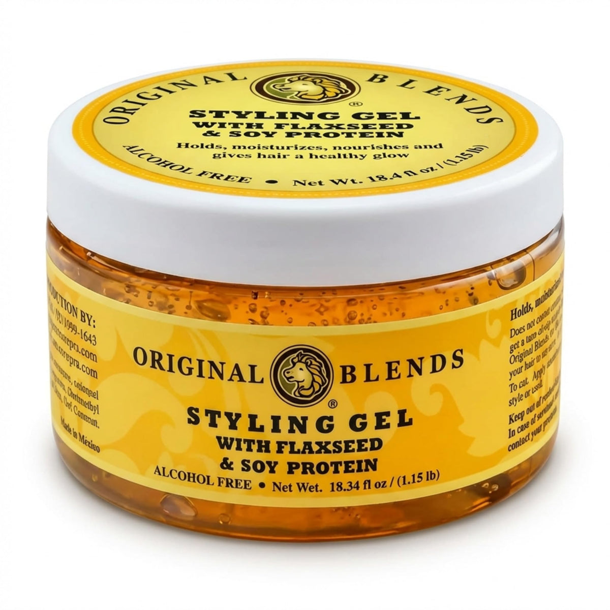 Original Blends Styling Gel with flaxseed shine for all hair types