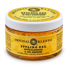 Original Blends Styling Gel with flaxseed shine for all hair types