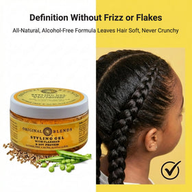 Original Blends Styling Gel reduces frizz for smooth styling