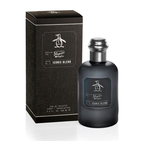 Original Penguin Iconic Blend bottle front view for daily wear