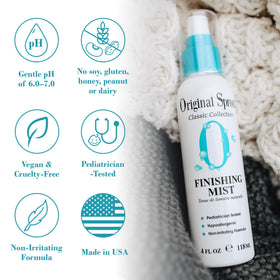Original Sprout Finishing Mist botanical blend close-up highlights rosemary and calendula.