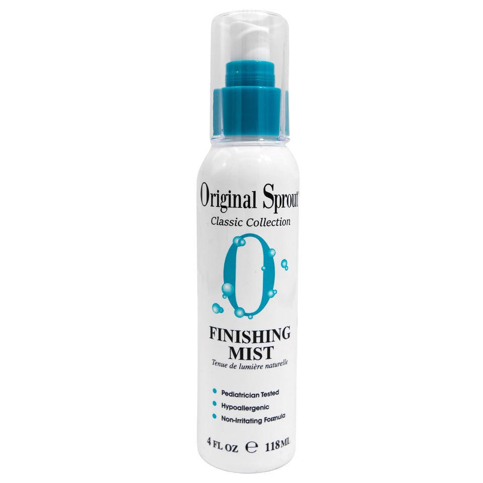 Original Sprout Finishing Mist bottle with lightweight hold for all hair types.