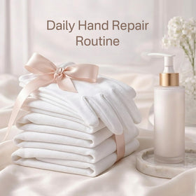 Originbuty soft-touch gloves help lock in moisture overnight.