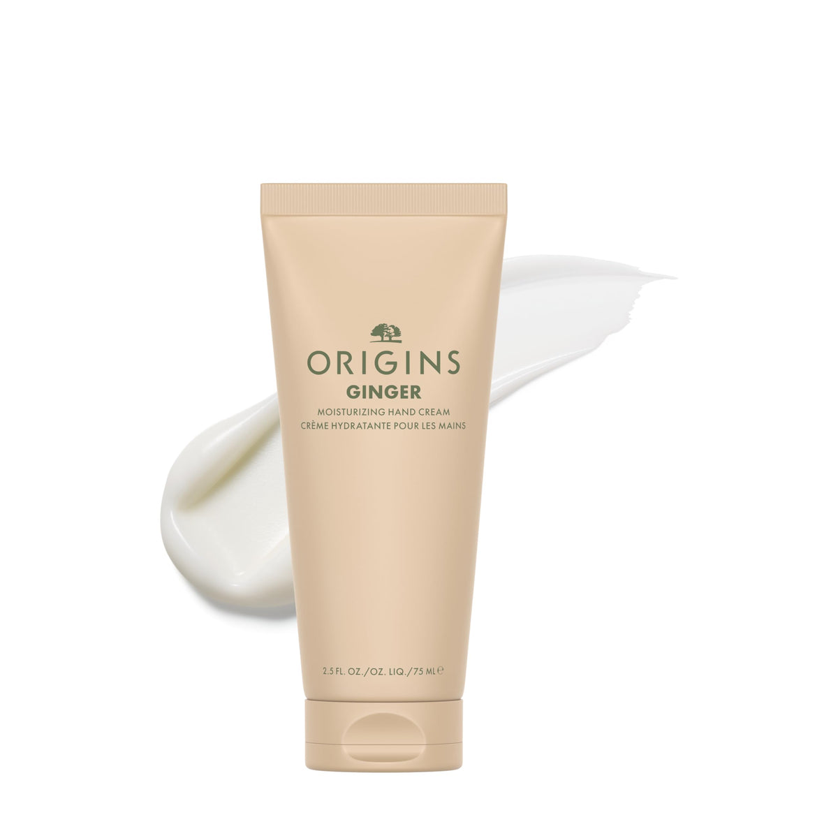 Origins Ginger Hand Cream bottle showcases hydration-ready formula for daily use.