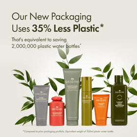 Origins Ginger Smoothing application routine demonstrates gentle exfoliation in shower.