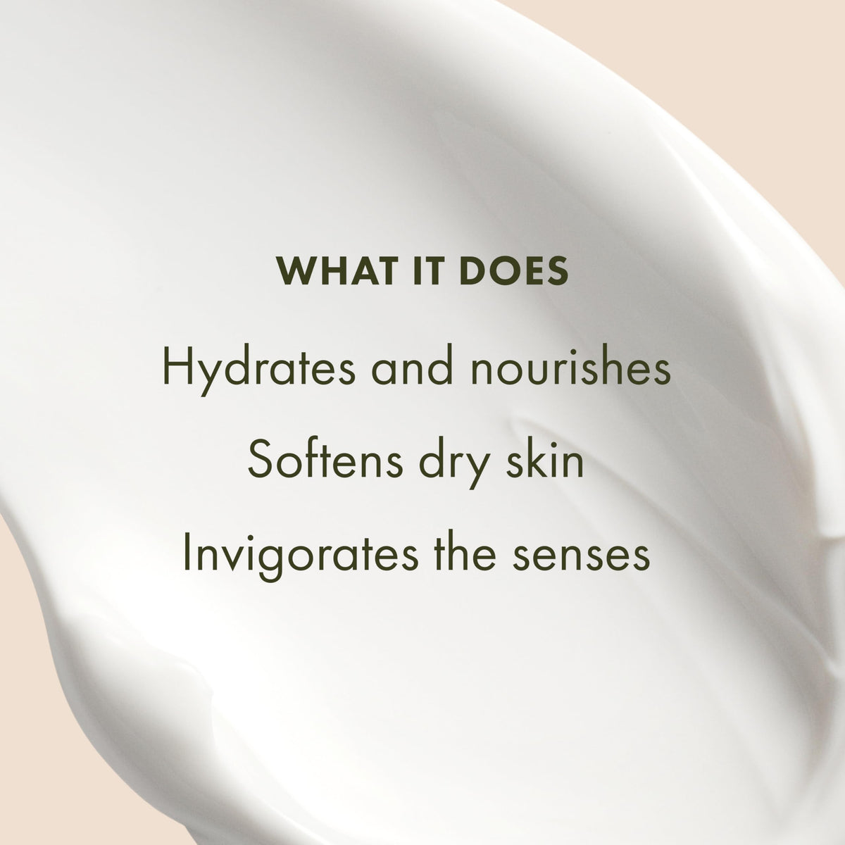 Origins Ginger Souffle luxury foam swatch demonstrates quick absorption and slip.