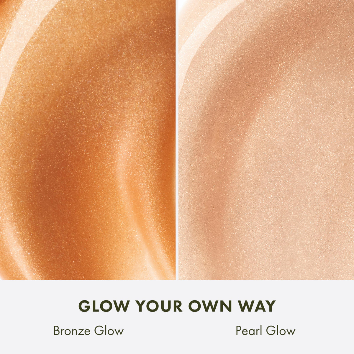 Origins GinZing Bronze Glow swatch emphasizing warm radiance