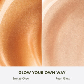 Origins GinZing Bronze Glow swatch emphasizing warm radiance
