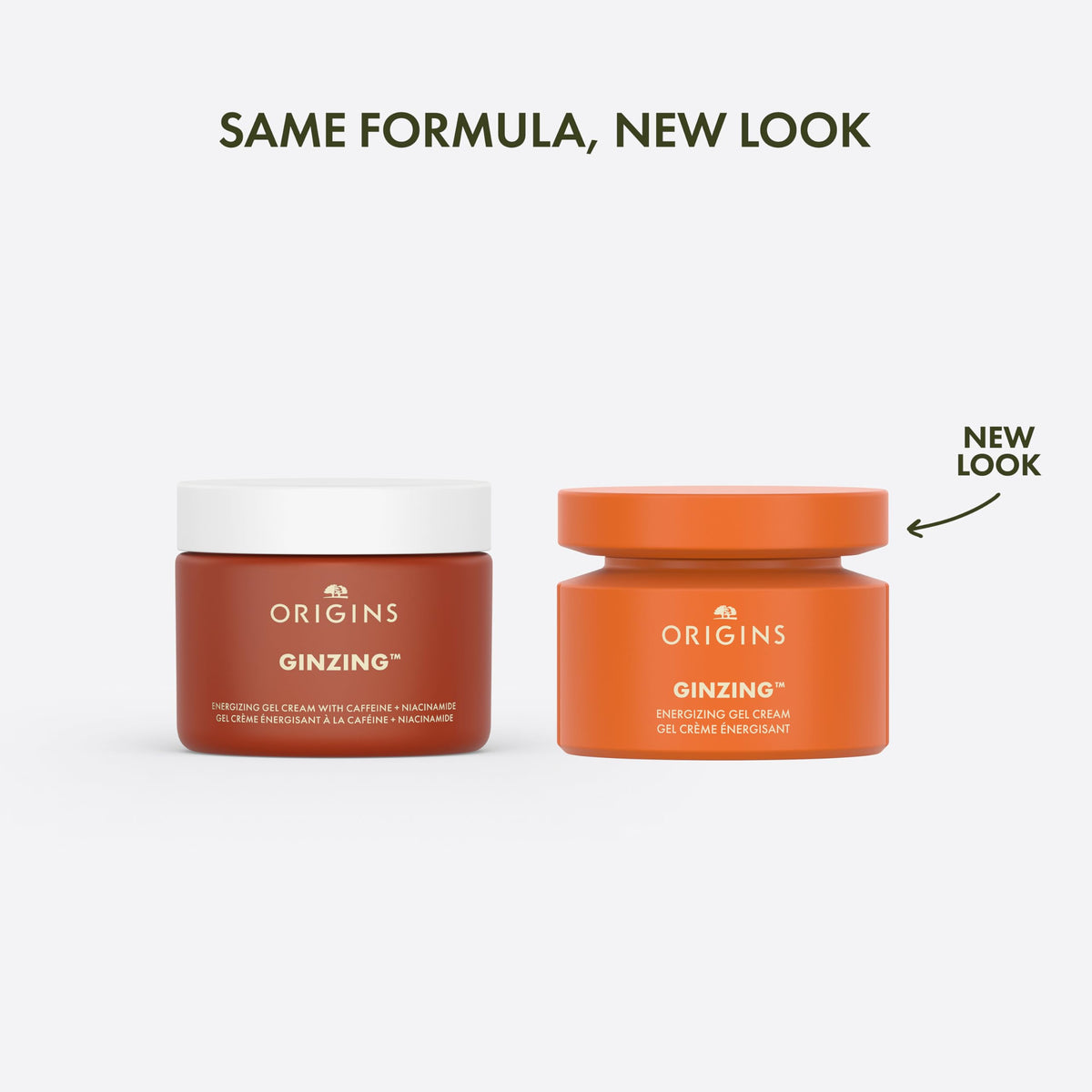 Origins GinZing Energizing Gel Cream applied on skin showing lightweight hydration