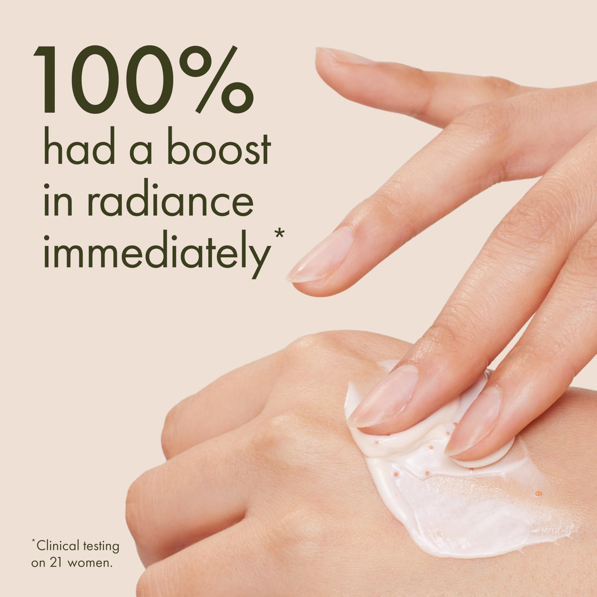 Origins GinZing Glow-Mask application demo shows easy leave-on use for radiant skin.