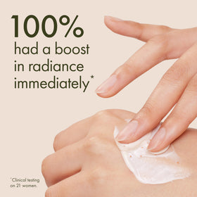 Origins GinZing Glow-Mask application demo shows easy leave-on use for radiant skin.