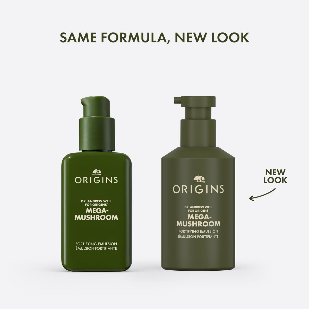 Origins Mega-Mushroom Moisturizer texture swatch demonstrates smooth, fast-absorbing hydration.