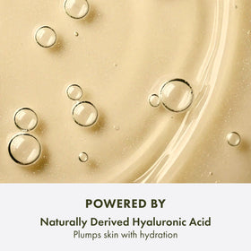 Origins Mega-Mushroom Moisturizer on face with soft glow and implied blue light protection.