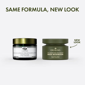 Origins Mega-Mushroom Soothing Cream with hyaluronic acid locks moisture